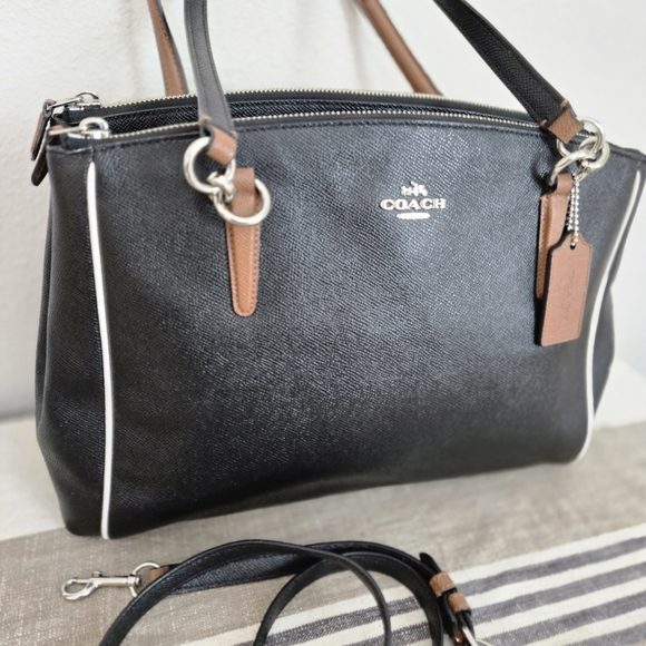 Coach Christie Carryall Bag Contrast Stitching, F57488 - Picture 4 of 17